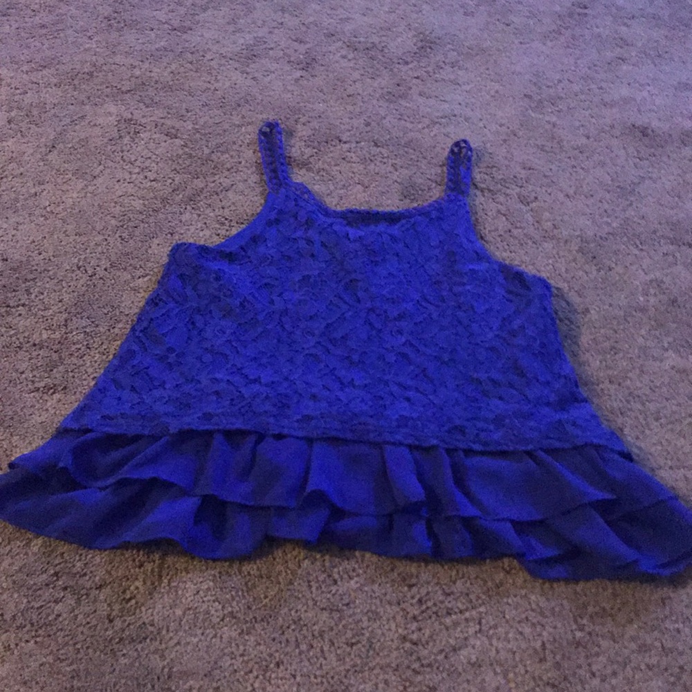 Blue tank size m 10/12